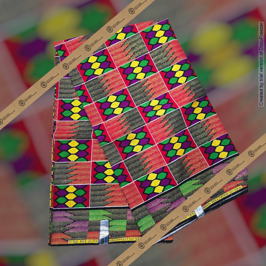 Tissu Pagne Africain Brillant 6 Yards