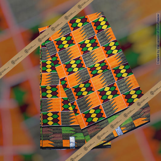 Tissu Pagne Africain Brillant 6 Yards