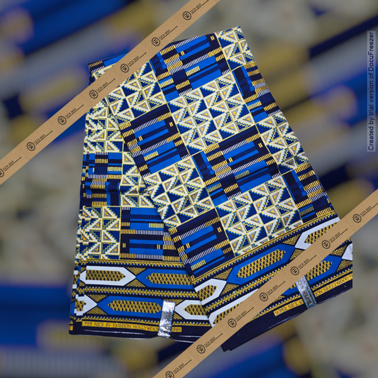 Tissu Pagne Africain Brillant 6 Yards