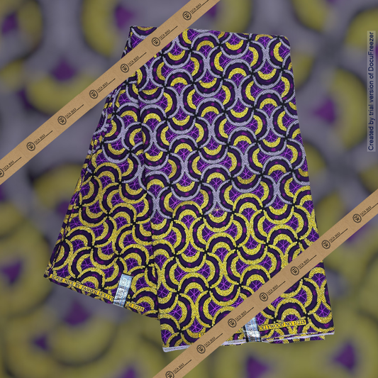 Tissu Pagne Africain Brillant 6 Yards