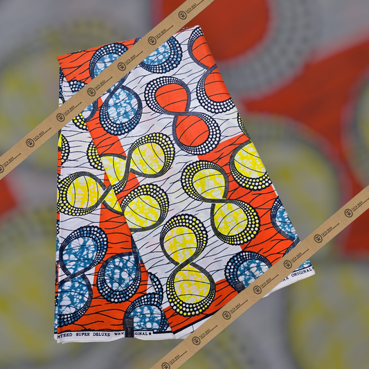Tissu wax super sousso 6 Yards BABA TEXTILE