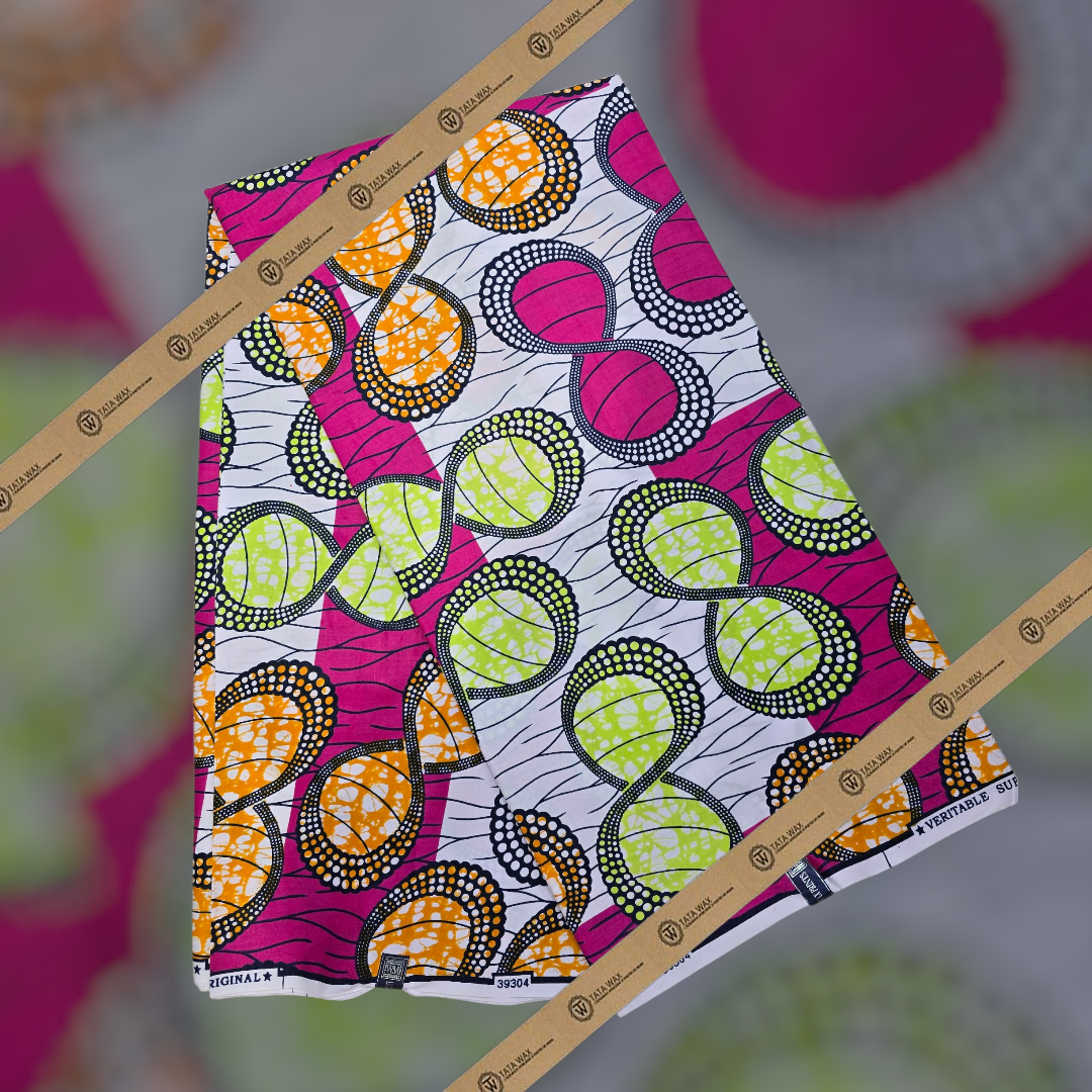 Tissu wax super sousso 6 Yards BABA TEXTILE