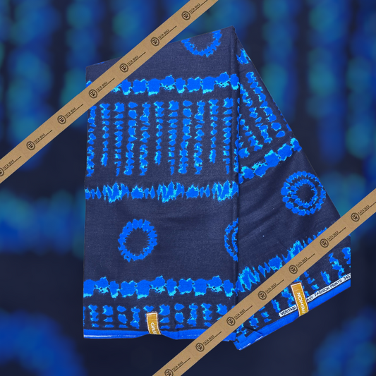 Tissu Wax l'épi 6 Yards