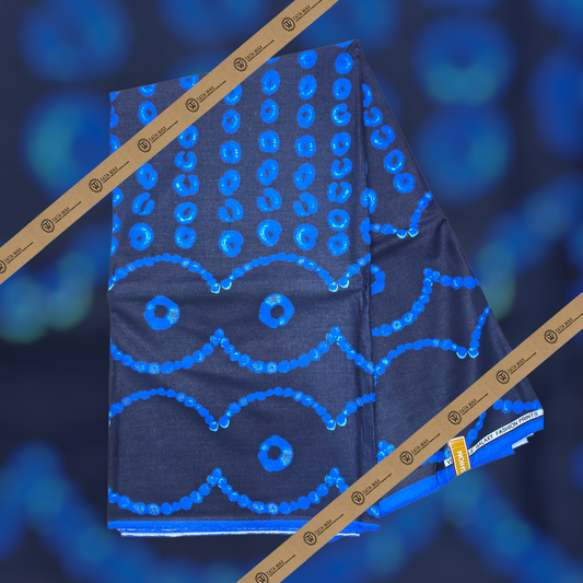 Tissu Wax l'épi 6 Yards