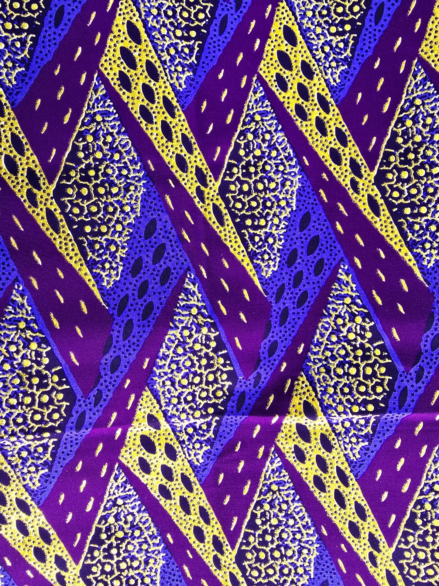 Tissu Pagne Africain Brillant 6 Yards TATA WAX