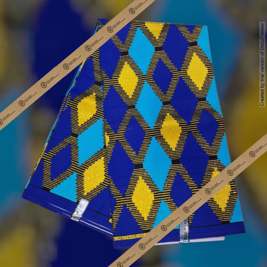 Tissu Pagne Africain Brillant 6 Yards