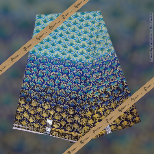 Tissu Pagne Africain Brillant 6 Yards