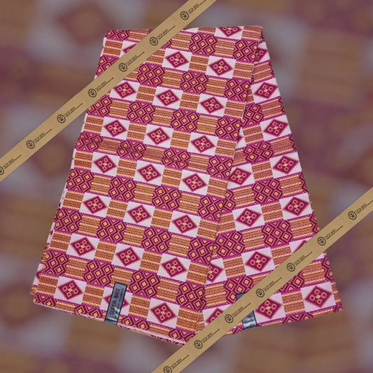 Tissu Pagne Africain Brillant 6 Yards BABA TEXTILE