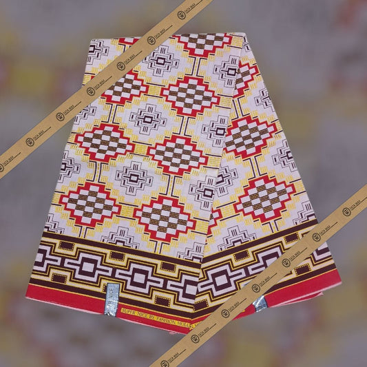 Tissu Pagne Africain Brillant 6 Yards