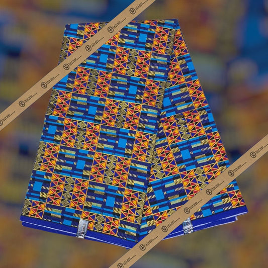 Tissu Pagne Africain Brillant 6 Yards