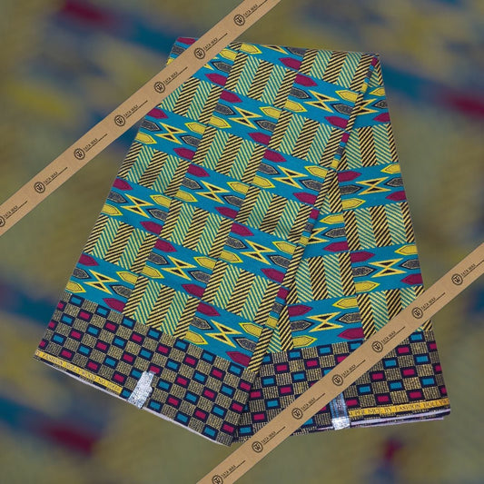 Tissu Pagne Africain Brillant 6 Yards