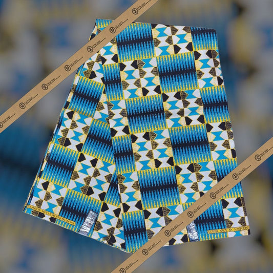 Tissu Pagne Africain Brillant 6 Yards