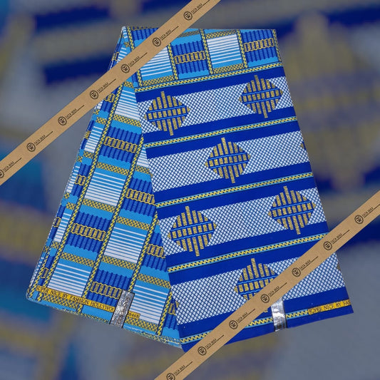 Tissu Pagne Africain Brillant 6 Yards