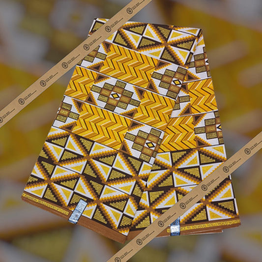 Tissu Pagne Africain Brillant 6 Yards