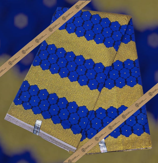 Tissu Pagne Africain Brillant 6 Yards