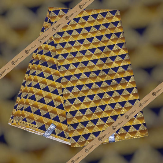 Tissu Pagne Africain Brillant 6 Yards