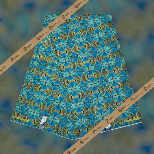 Tissu Pagne Africain Brillant 6 Yards