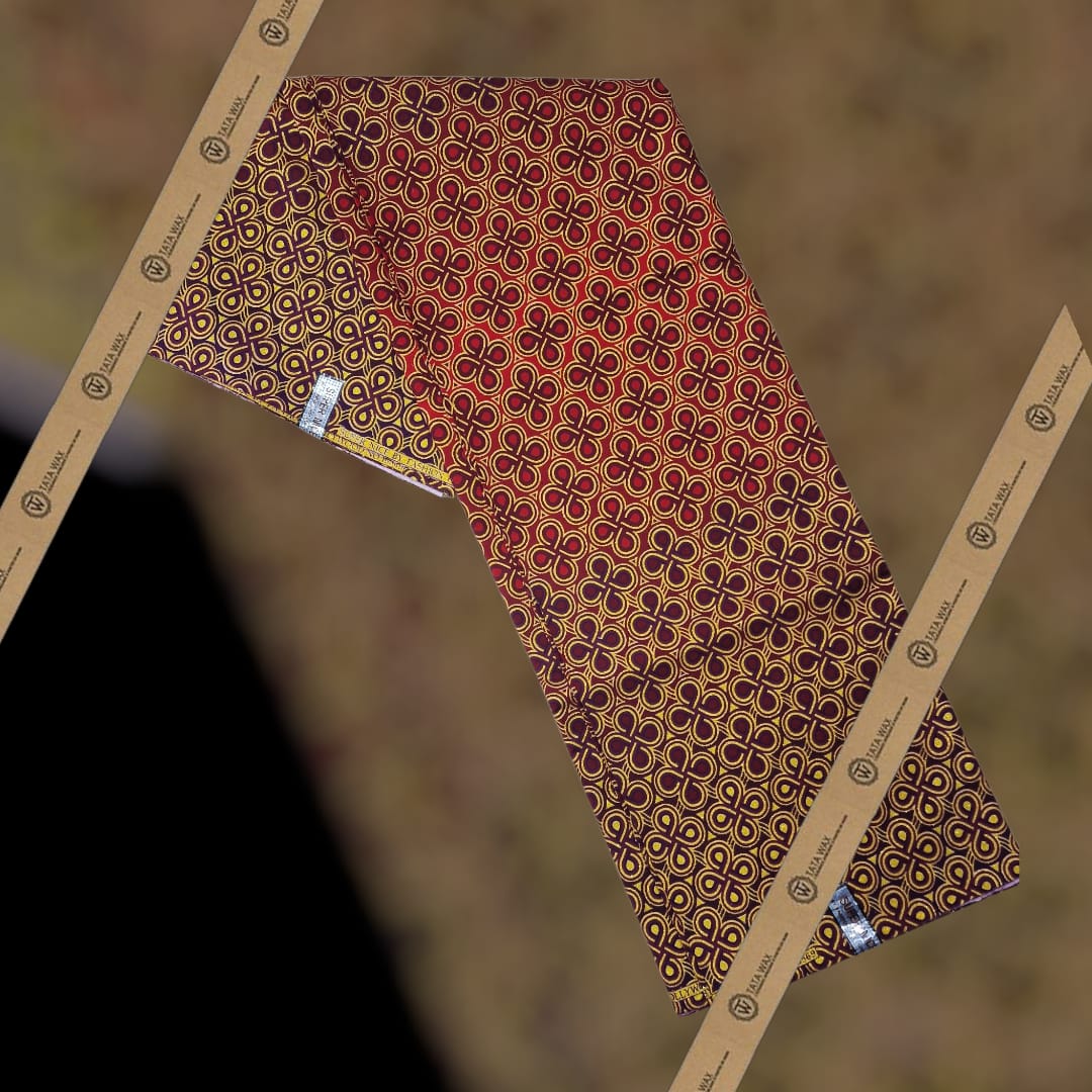 Tissu Pagne Africain Brillant 6 Yards BABA TEXTILE