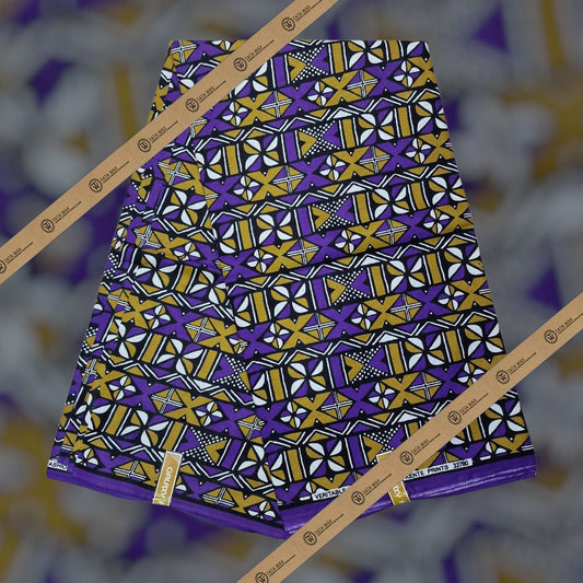 Tissu wax en coton Motif Bougoulon