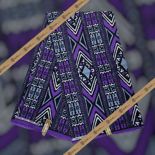 Tissu wax en coton Motif Bougoulon