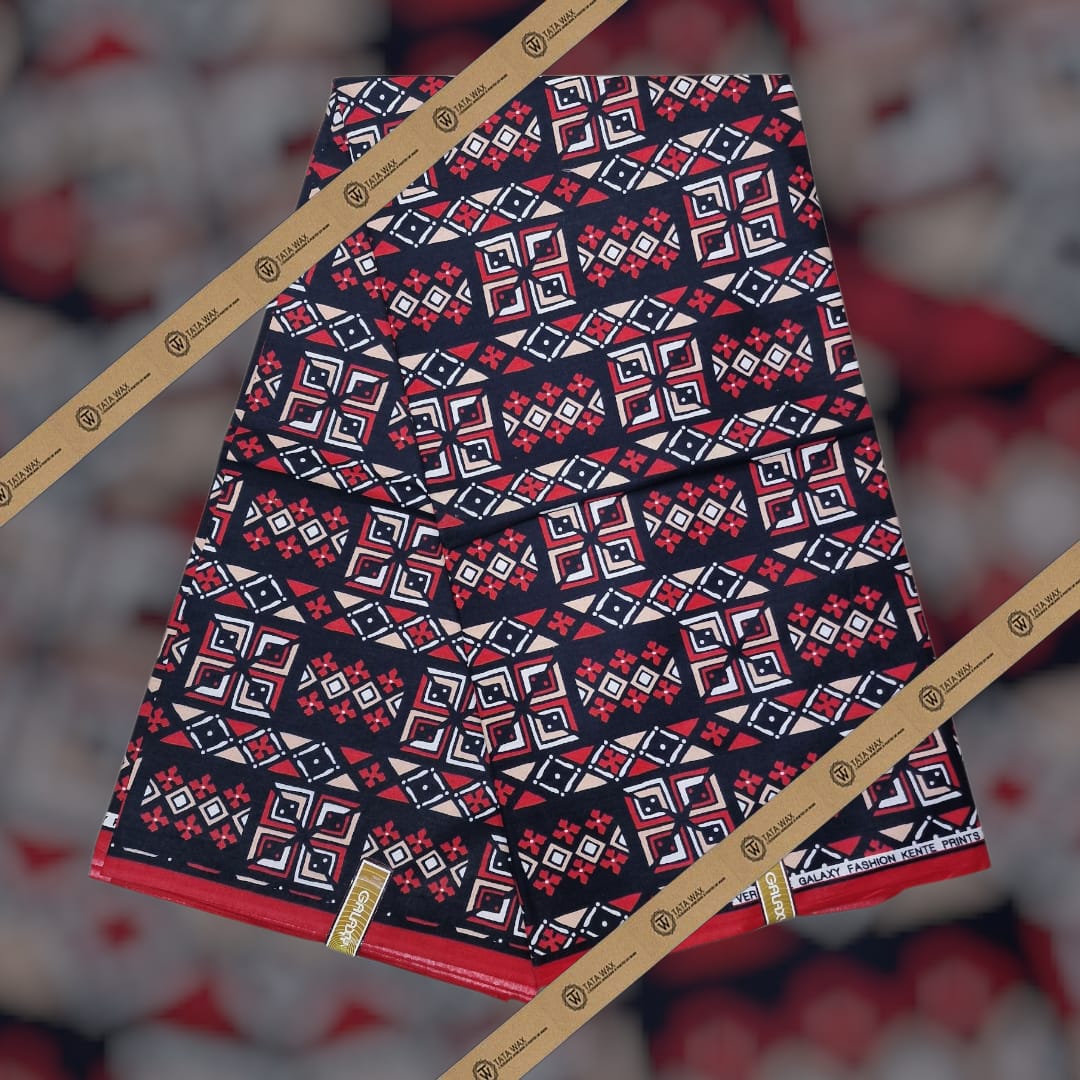 Tissu wax en coton Motif Bougoulon