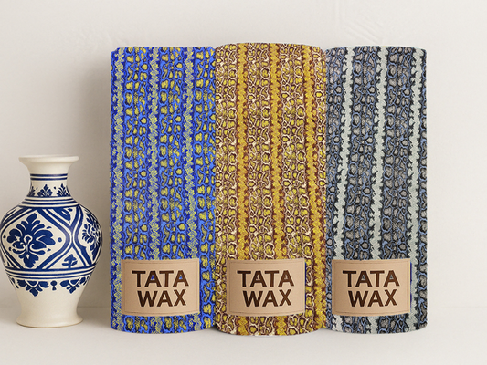 Tissu Wax Africain brillant Premium 6 yards