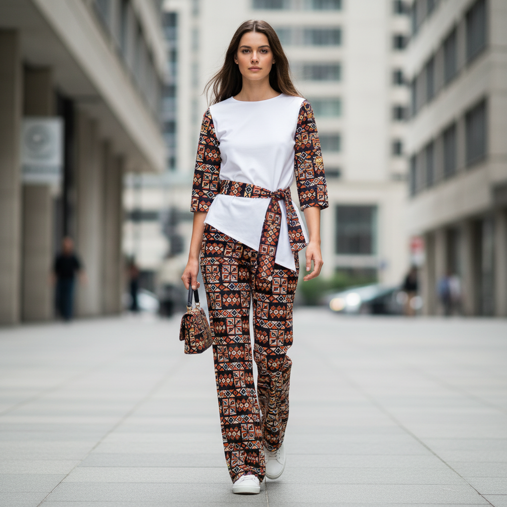 Tissu wax en coton Motif Bougoulon