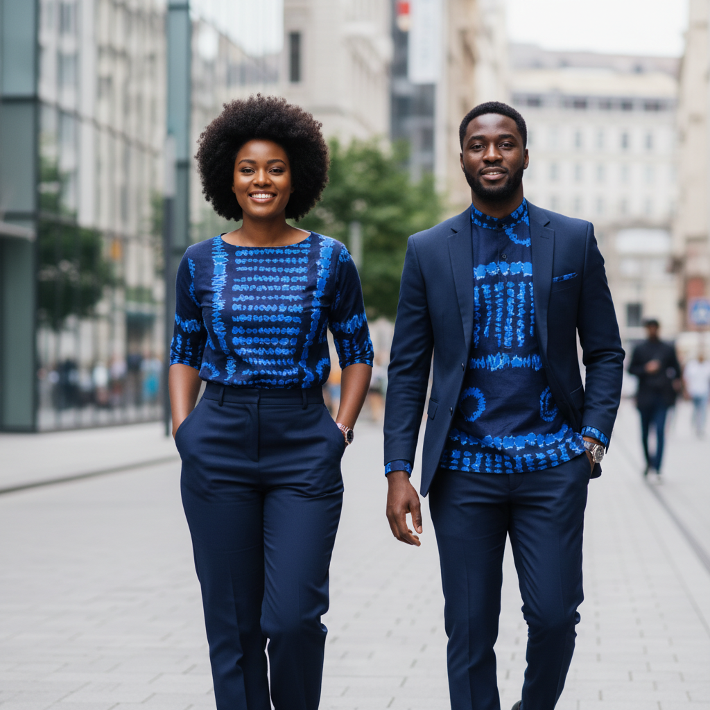 Tissu Wax l'épi 6 Yards