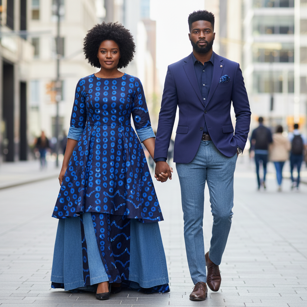 Tissu Wax l'épi 6 Yards