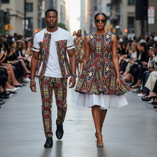 Tissu wax en coton Motif Bougoulon