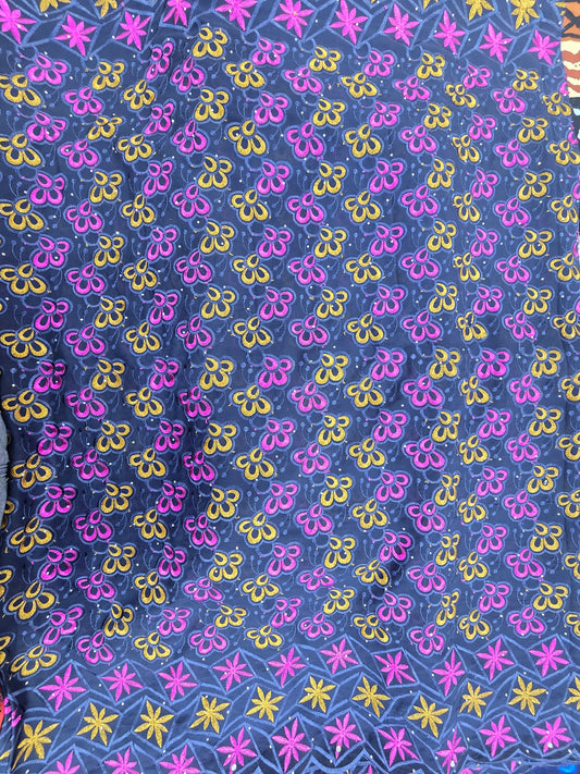 Style Brodé Autriche – Tissu Brodé Élégant TATA WAX