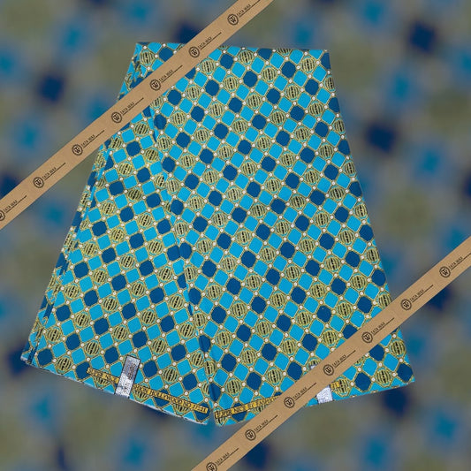 Tissu Pagne Africain Brillant 6 Yards