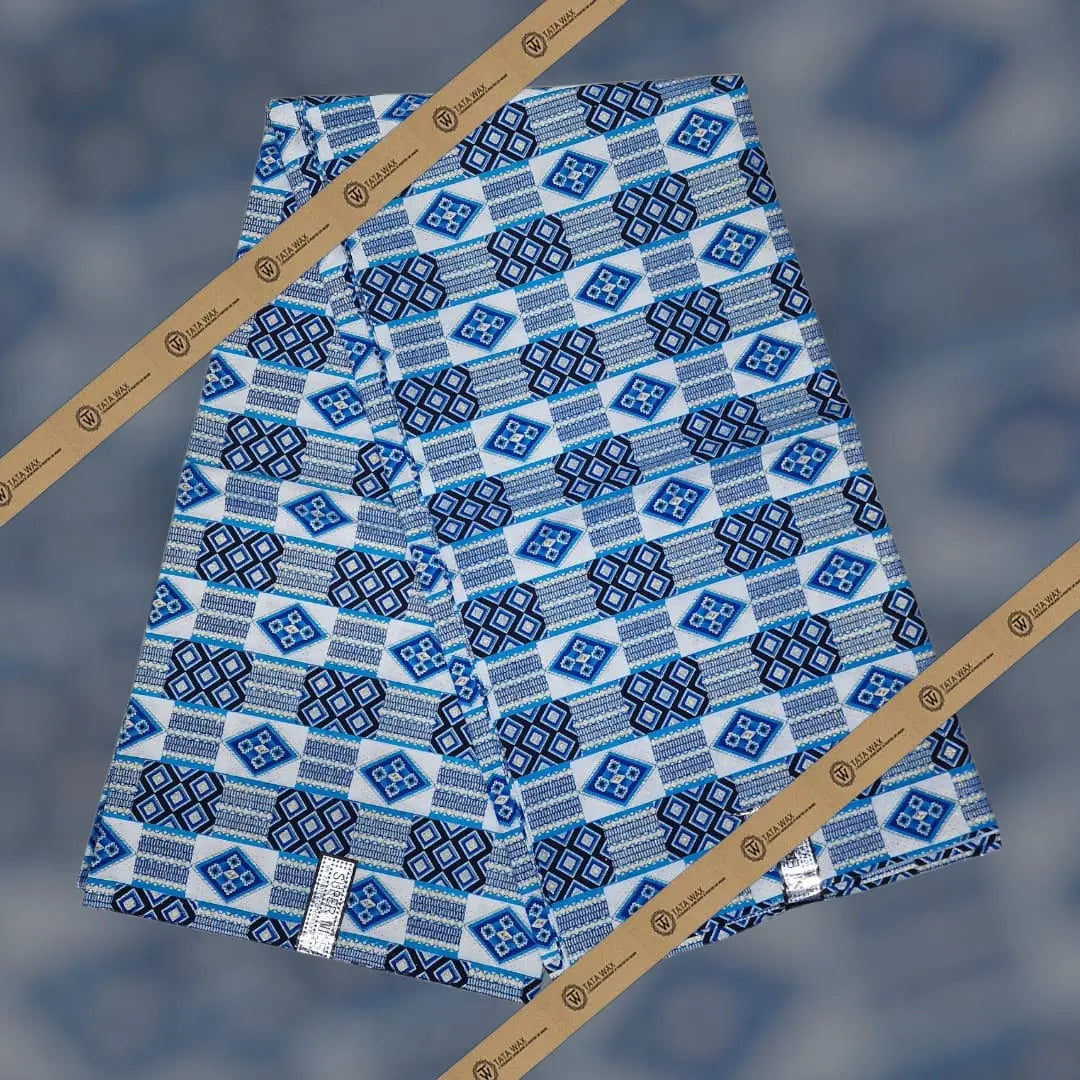 Tissu Pagne Africain Brillant 6 Yards BABA TEXTILE