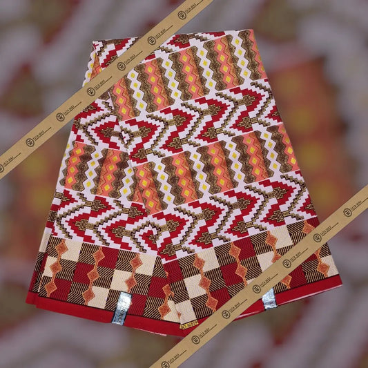 Tissu Pagne Africain Brillant 6 Yards BABA TEXTILE
