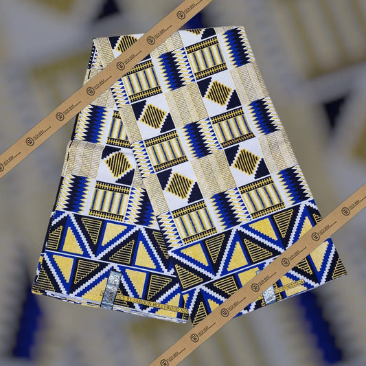 Tissu Pagne Africain Brillant 6 Yards