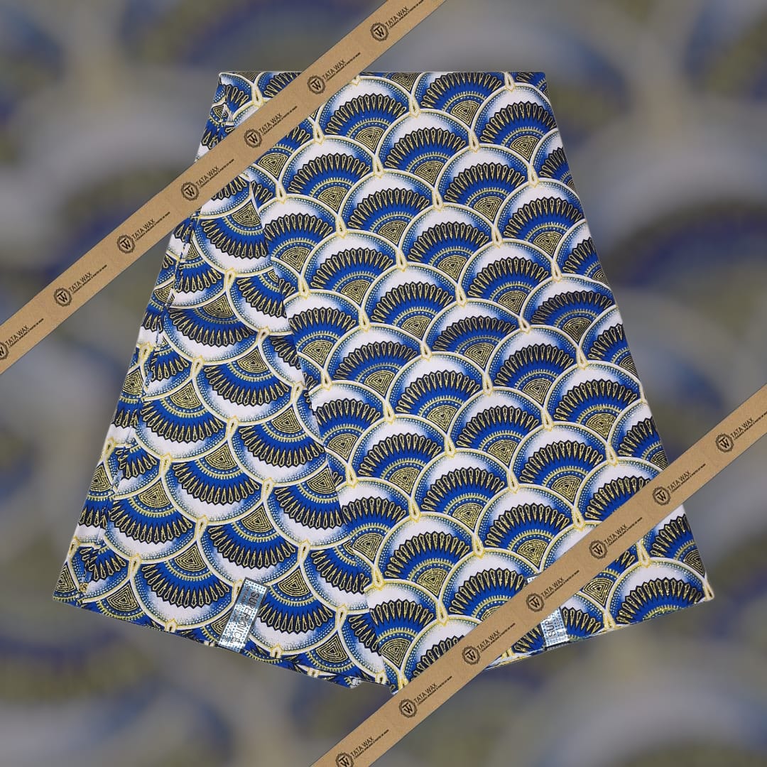 Tissu Pagne Africain Brillant 6 Yards