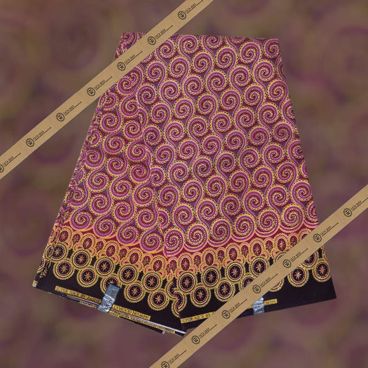 Tissu Pagne Africain Brillant 6 Yards