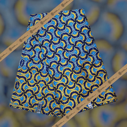 Tissu Pagne Africain Brillant 6 Yards