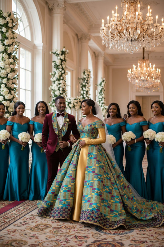 Tissu Pagne Africain Brillant 6 Yards