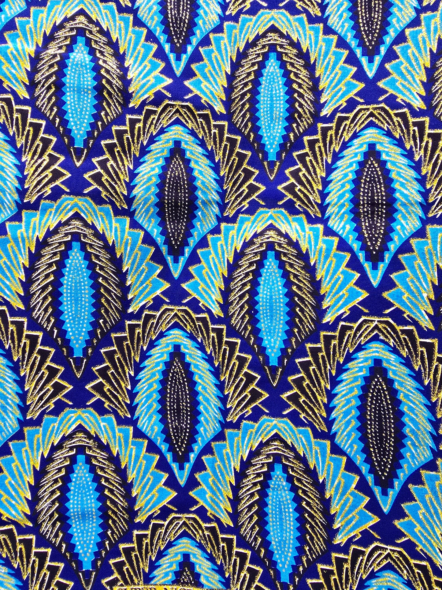Tissu Pagne Africain Brillant 6 Yards (Copie) TATA WAX