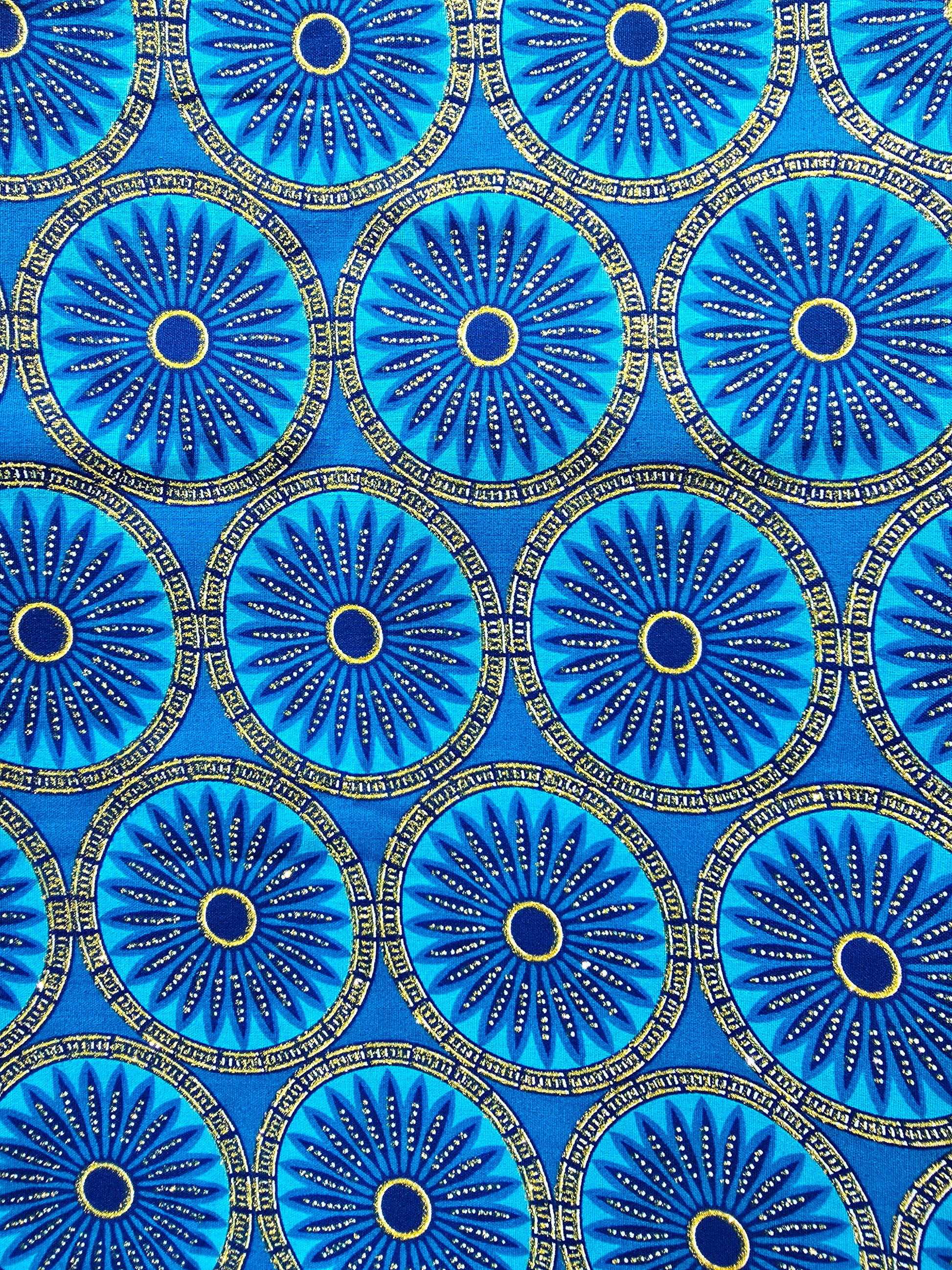 Tissu Pagne Africain Brillant 6 Yards (Copie) TATA WAX