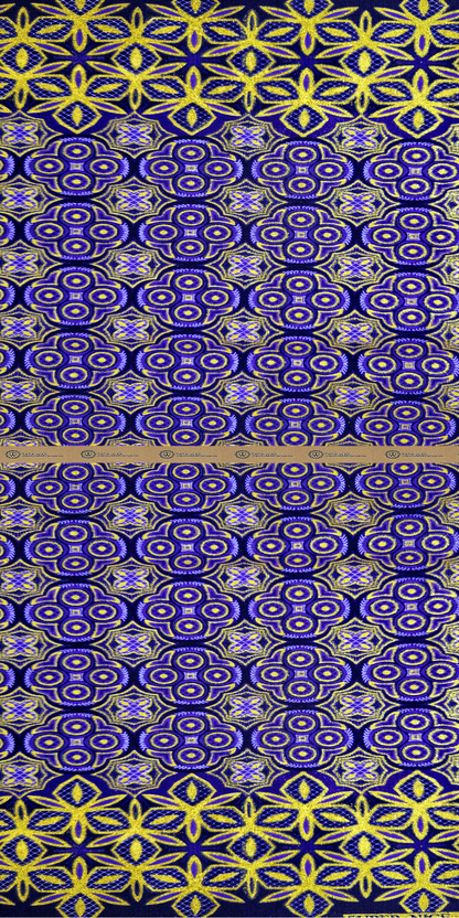Tissu Pagne Africain Brillant 6 Yards