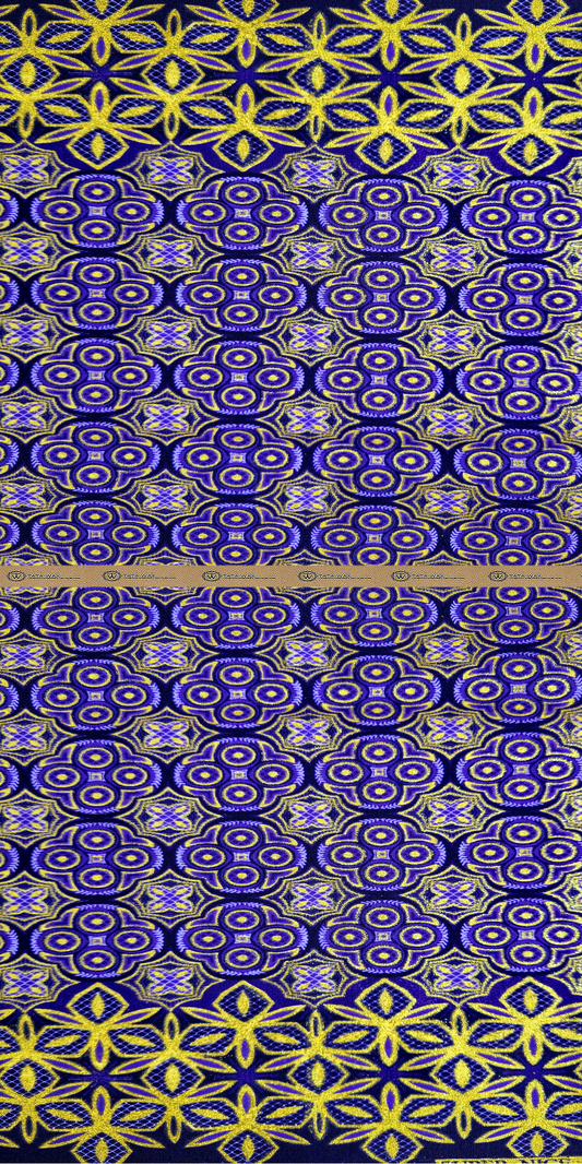 Tissu Pagne Africain Brillant 6 Yards