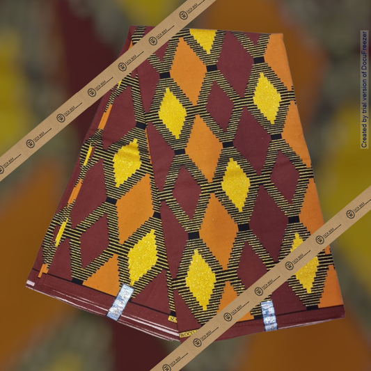 Tissu Pagne Africain Brillant 6 Yards