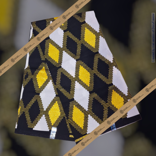 Tissu Pagne Africain Brillant 6 Yards