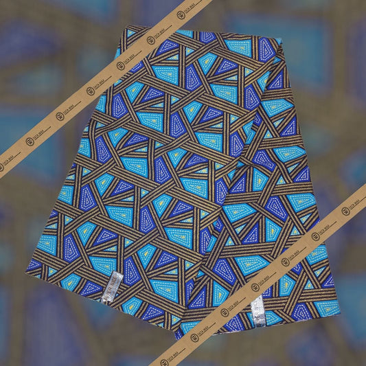 Tissu Pagne Africain Brillant 6 Yards