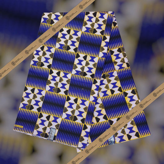 Tissu Pagne Africain Brillant 6 Yards