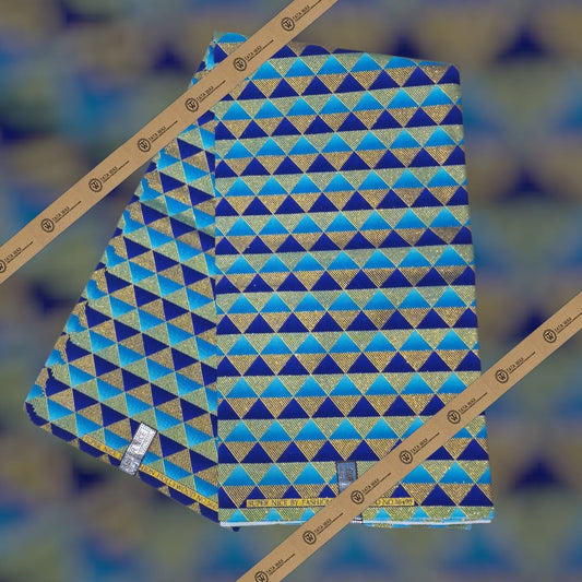 Tissu Pagne Africain Brillant 6 Yards