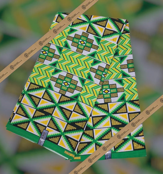 Tissu Pagne Africain Brillant 6 Yards