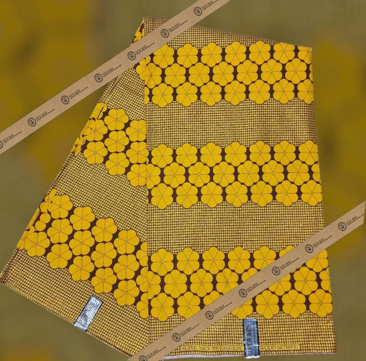 Tissu Pagne Africain Brillant 6 Yards